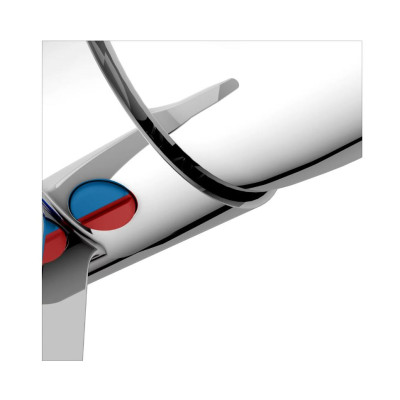 Keuco EDITION 400 potinkinis dušo maišytuvas, apvali apdaila