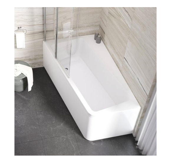 Ravak 10° 170x100, asimetrinė vonia, akrilas (pasirinkite pusę)