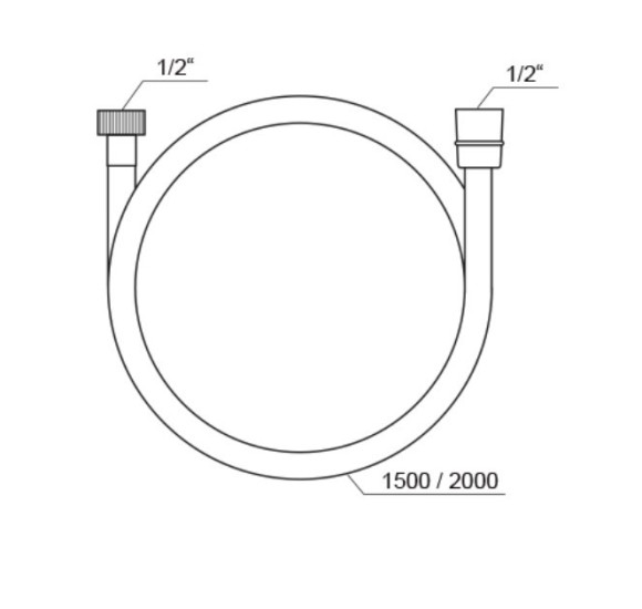 Ravak SatinFlex dušo žarna 150 cm, pasirinkite spalvą