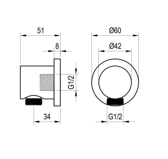 Ravak sieninis dušo išvadas, pasirinkite spalvą