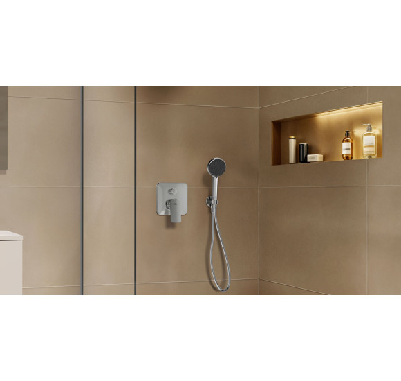 Ideal Standard Idealrain Alu+ rankinis dušas 100 mm, dvi funkcijos, chromas