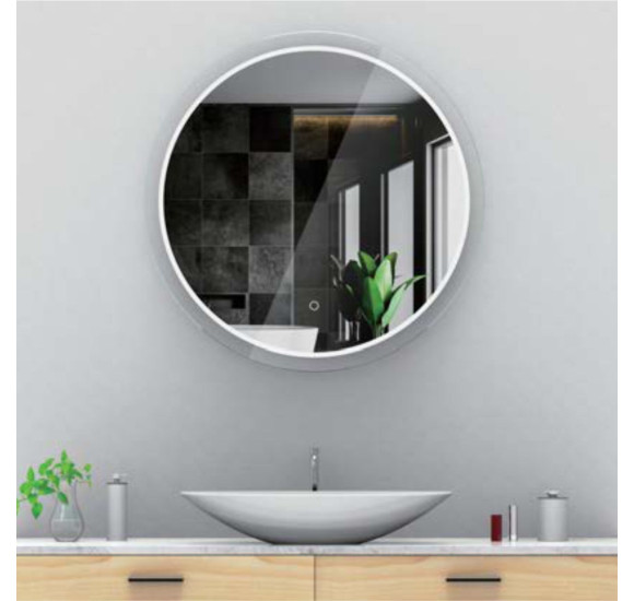 Led veidrodis NAVARRE, 90cm, šildomas