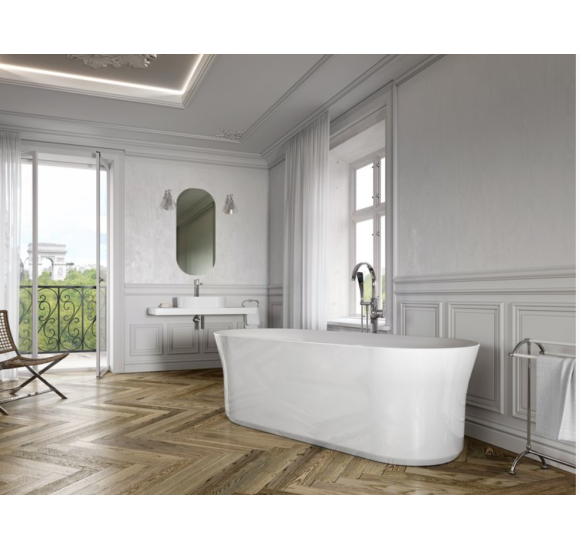 Ravak Ypsilon 180x80 cm, laisvai pastatoma vonia, akrilinė