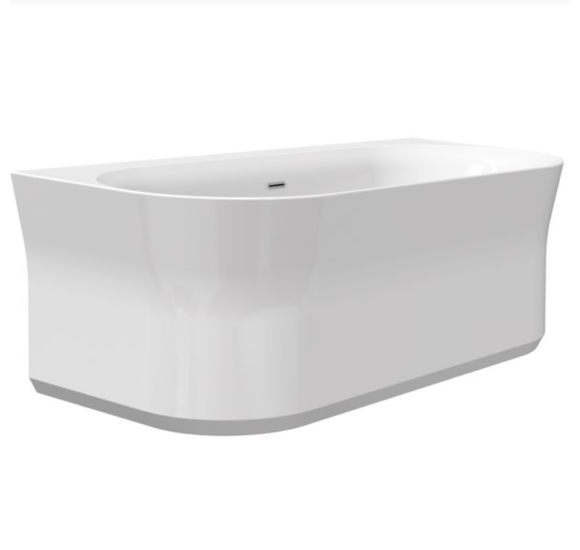 Ravak Ypsilon Wall 178x86 cm, glaudžiama prie sienos vonia, akrilas