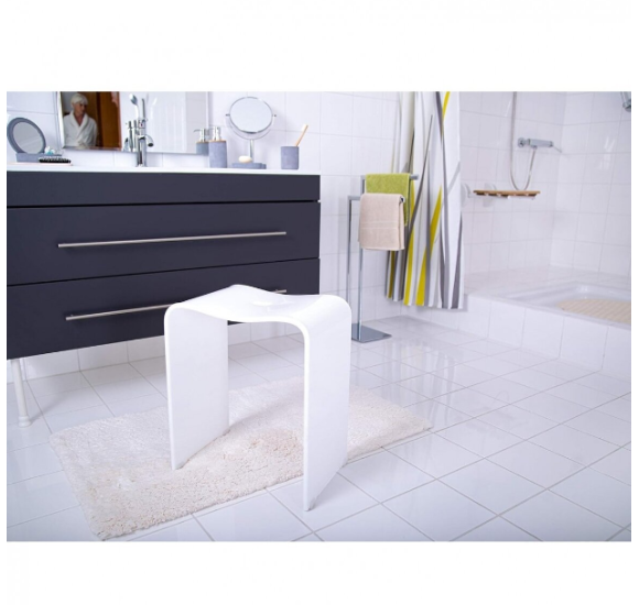 Vonios kambario kėdė Ridder Trendy, balta