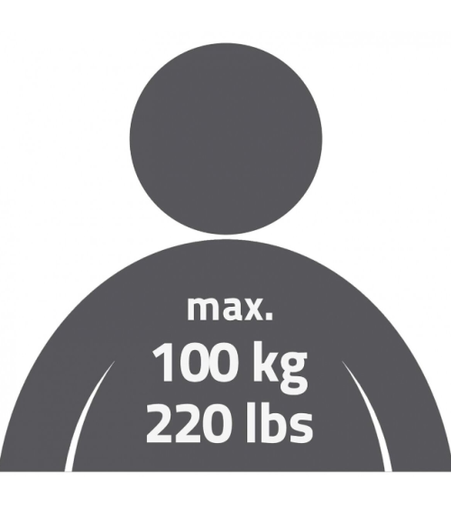 Vonios kambario kėdė Ridder Trendy, juoda