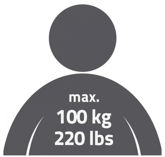 Vonios kambario kėdė Ridder Trendy, skaidri