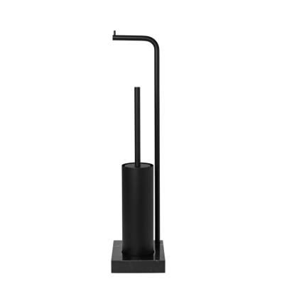 Blomus Modo WC šepetys, su marmuriniu stovu, juodos spalvos