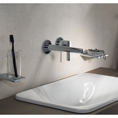 Keuco Edition 400 sieninis praustuvo maišytuvas 187 mm, pasirinkite spalvą