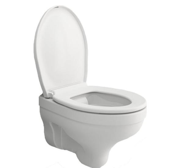 KOMPLEKTAS 3in1 - Bocchi Taormina Pro pakabinamas klozetas su Ideal Standard WC rėmu ir baltu mygtuku