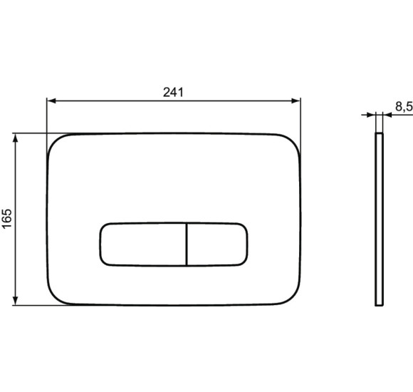 KOMPLEKTAS 3in1 - Bocchi Taormina Pro pakabinamas klozetas su Ideal Standard WC rėmu ir baltu mygtuku