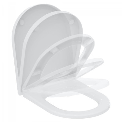 KOMPLEKTAS 3in1 - Ideal Standard Blend Curve pakabinamas klozetas su TECEprofil WC rėmu ir juodu matiniu mygtuku