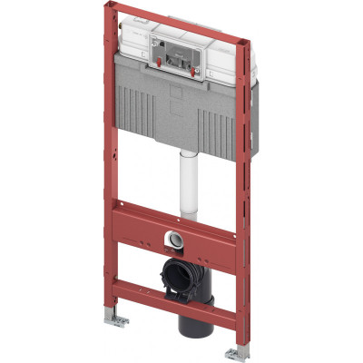 KOMPLEKTAS 3in1 - Ideal Standard i.life B pakabinamas unitazas "Rimless" su su TECEprofil WC rėmu ir chromo spalvos mygtuku