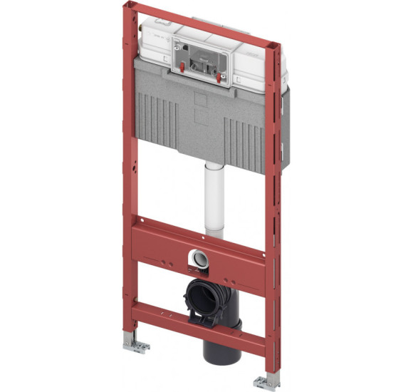 KOMPLEKTAS 3in1 - Ideal Standard i.life B pakabinamas unitazas "Rimless" su su TECEprofil WC rėmu ir chromo spalvos mygtuku