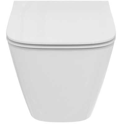 KOMPLEKTAS 3in1 - Ideal Standard i.life B pakabinamas unitazas "Rimless" su su TECEprofil WC rėmu ir chromo spalvos mygtuku