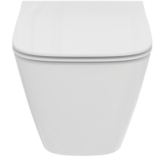 KOMPLEKTAS 3in1 - Ideal Standard i.life B pakabinamas unitazas "Rimless" su su TECEprofil WC rėmu ir chromo spalvos mygtuku