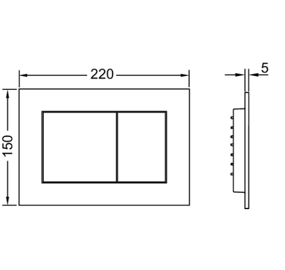 KOMPLEKTAS 3in1 - Ideal Standard i.life B pakabinamas unitazas "Rimless" su su TECEprofil WC rėmu ir chromo spalvos mygtuku