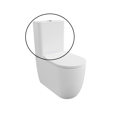 KOMPLEKTAS 3in1 - Bocchi Venezia Rimless pastatomo klozeto puodas su vandens nuleidimo bakeliu ir Soft-Close dangčiu