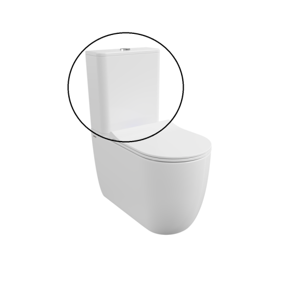 KOMPLEKTAS 3in1 - Bocchi Venezia Rimless pastatomo klozeto puodas su vandens nuleidimo bakeliu ir Soft-Close dangčiu