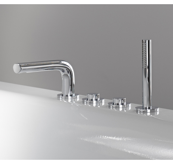 Keuco Edition 400 4-ių dalių vonios maišytuvas 232 mm, pasirinkite spalvą