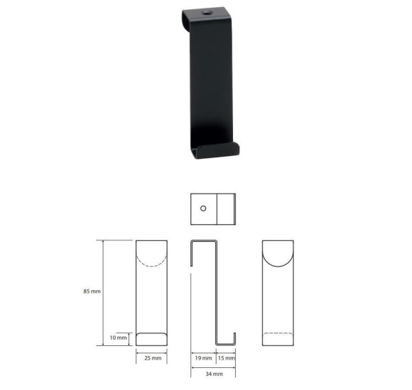 IŠPARDAVIMAS. Bemeta kabliukas tvirtinamas ant durų