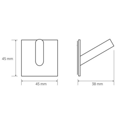 IŠPARDAVIMAS. BEMETA EASY kabliukas, chromo spalvos