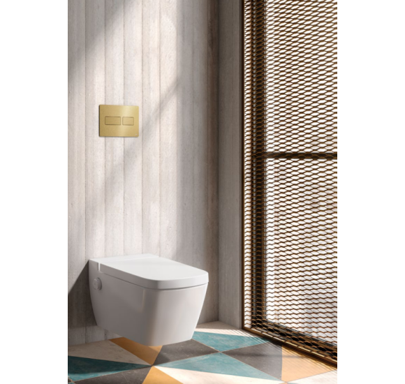 TECEsolid metalinis vandens nuleidimo klavišas su faktūriniu paviršiumi, pasirinkite spalvą