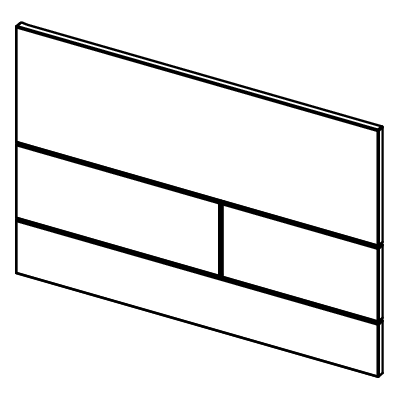 TECEsquare II stiklinis vandens nuleidimo klavišas, pasirinkite spalvą