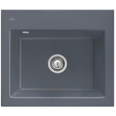 IŠPARDAVIMAS. Villeroy & Boch Subway 60 S keraminė plautuvė grafito spalvos, 330901i4