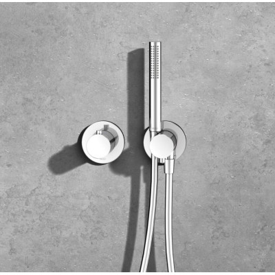 KEUCO IXMO Termostatinė, potinkinė dušo sistema, chromo spalvos