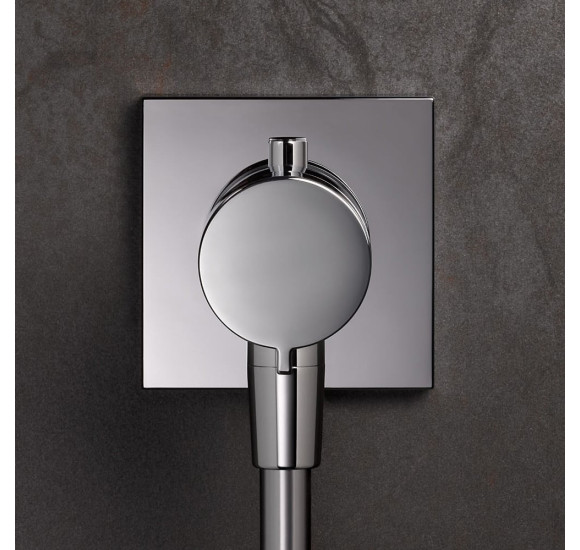 Keuco IXMO solo potinkinio termostatinio dušo maišytuvo komplektas, su žarnos išvestimi ir kvadratine apdaila
