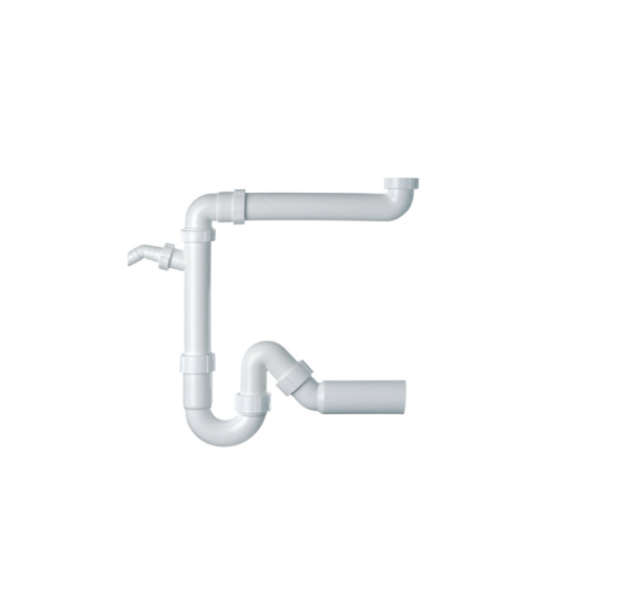 KOMPLEKTAS 3in1 - Franke Active L maišytuvas su ištraukiamu dušeliu, granitine plautuve ir sifonu, juodos matinės spalvos