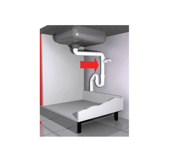 KOMPLEKTAS 3in1 - Franke Active L maišytuvas su ištraukiamu dušeliu, granitine plautuve ir sifonu, juodos matinės spalvos