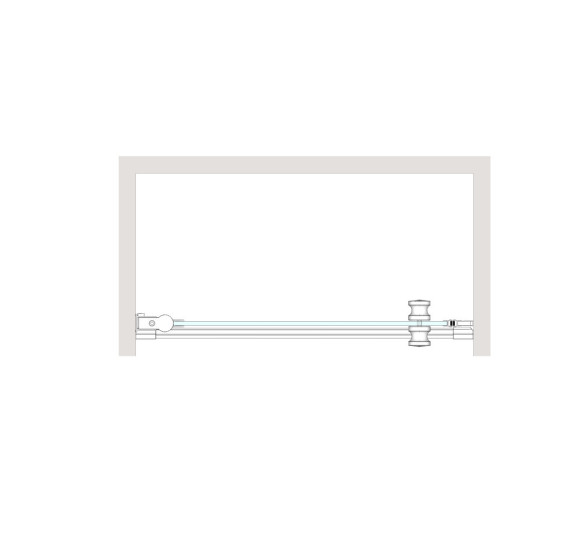 Brasta Glass Greta dušo durys, 80x200, skaidrus stiklas, pasirinkite spalvą