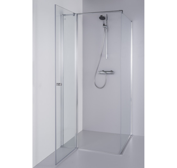 Brasta Glass Karina dušo kabina, 100x100x200, skaidrus stiklas, pasirinkite spalvą