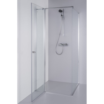 Brasta Glass Karina dušo kabina, 80x80x200, skaidrus stiklas, pasirinkite spalvą