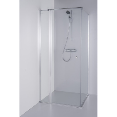 Brasta Glass Karina dušo kabina, 90x90x200, skaidrus stiklas, pasirinkite spalvą