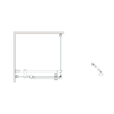 Brasta Glass Karina dušo kabina, 90x90x200, skaidrus stiklas, pasirinkite spalvą
