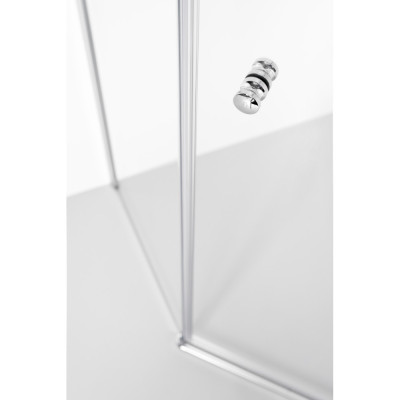 Brasta Glass Lina penkiakampė dušo kabina, 100x100x200, skaidrus stiklas, pasirinkite spalvą