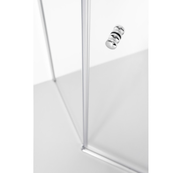 Brasta Glass Lina penkiakampė dušo kabina, 100x100x200, skaidrus stiklas, pasirinkite spalvą