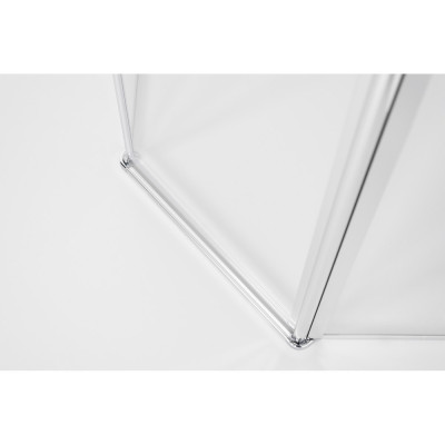 Brasta Glass Lina penkiakampė dušo kabina, 100x100x200, skaidrus stiklas, pasirinkite spalvą