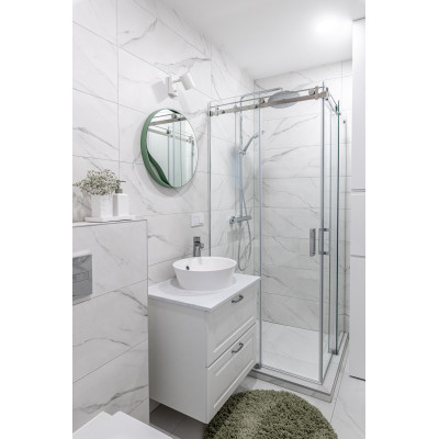 Brasta Glass Vesta dušo kabina, 80x80x200, skaidrus stiklas, pasirinkite spalvą