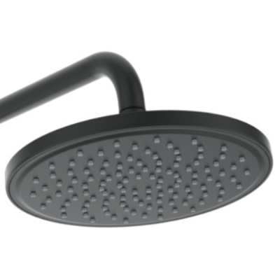 Ideal Standard Cerafine O vonios/dušo sistema juoda matinė , 20 cm apvali dušo galva