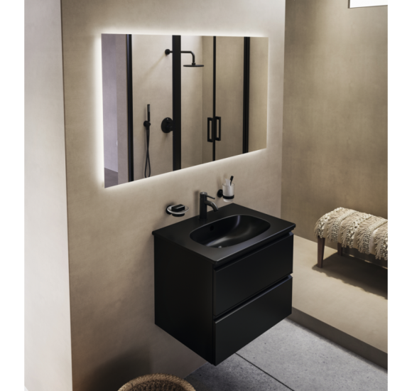 IŠPARDAVIMAS. Ideal Standard Tesi pakabinama vonios spintelė su praustuvu 60 cm, 2 stalčiai, soft close uždarymas