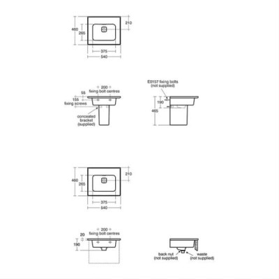 IŠPARDAVIMAS. Ideal Standard Strada II praustuvo sifono uždengimas