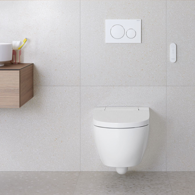 Geberit AquaClean Alba WC puodas su apiplovimo funkcija ir "Soft Close" dangčiu