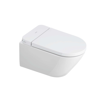 Duravit SensoWash D-Neo Compact pakabinamas išmanusis unitazas su dangčiu ir tvirtinimais, baltos spalvos
