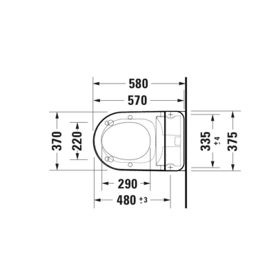 Duravit SensoWash D-Neo Compact pakabinamas išmanusis unitazas su dangčiu ir tvirtinimais, baltos spalvos