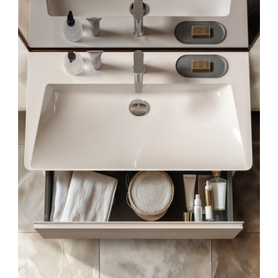 Ideal Standard La Dolce Vita  praustuvas 860x470x145, baltos spalvos, su anga maišytuvui ir perlaja