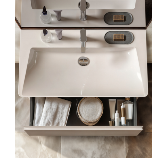 Ideal Standard La Dolce Vita  praustuvas 860x470x145, baltos spalvos, su anga maišytuvui ir perlaja